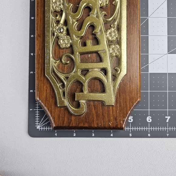 Vtg BLESS OUR HOME Wall Plaque - Picture 8 of 15